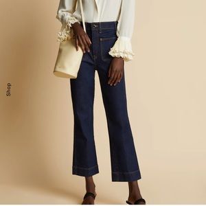 KHAITE The Raquel Jean in Raw, size 28
